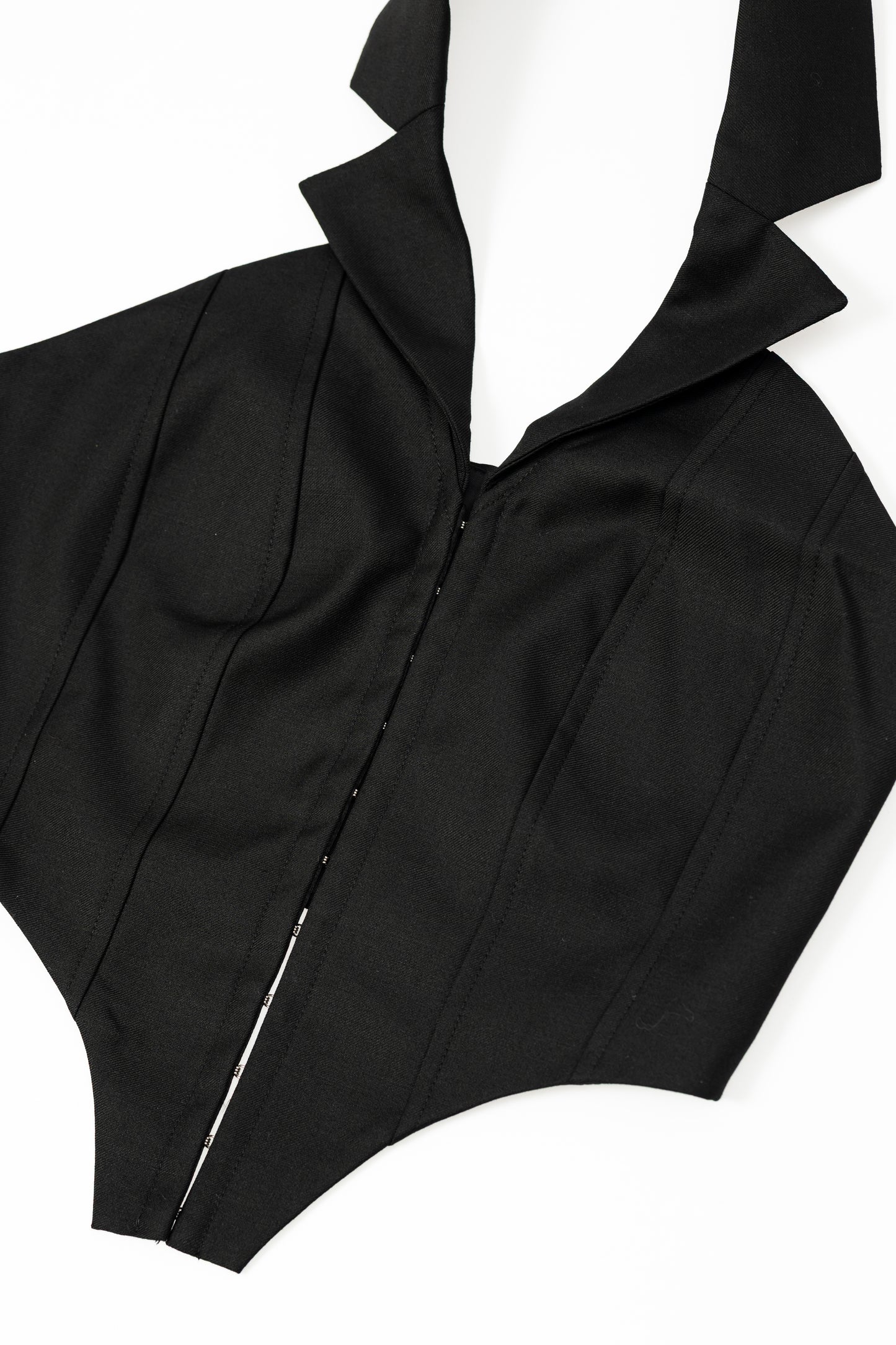 Backless Halter Top .