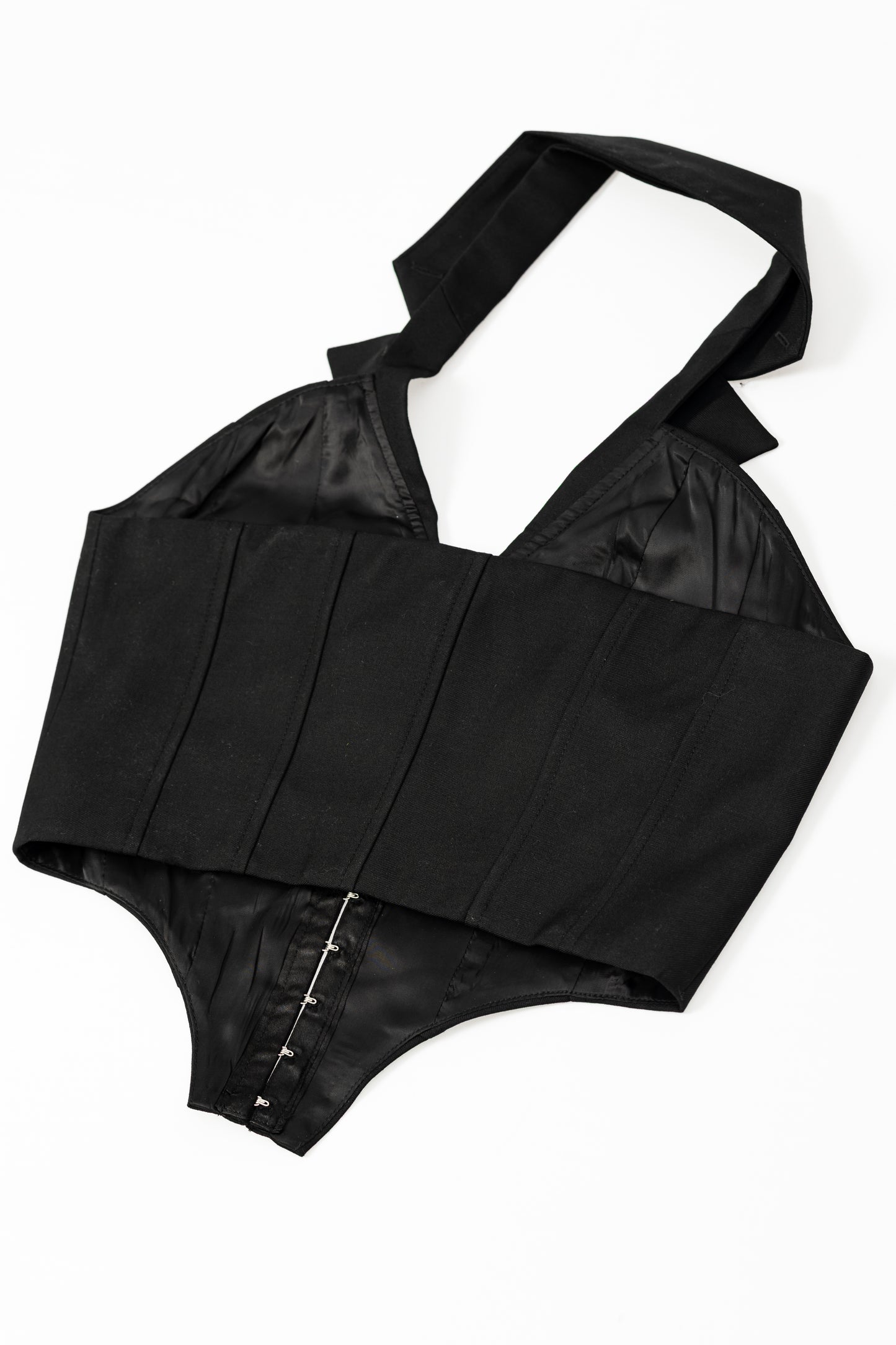 Backless Halter Top .