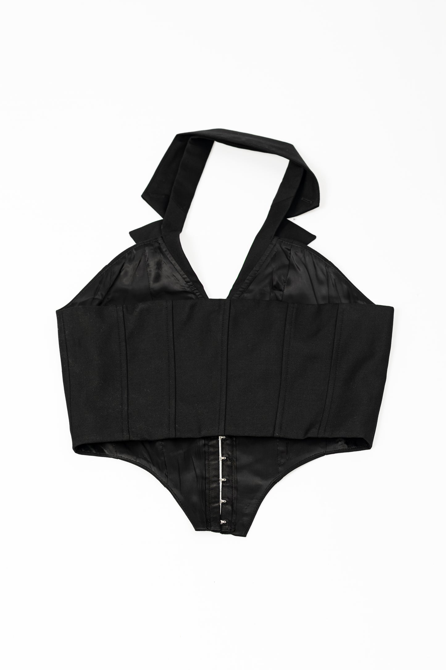 Backless Halter Top .