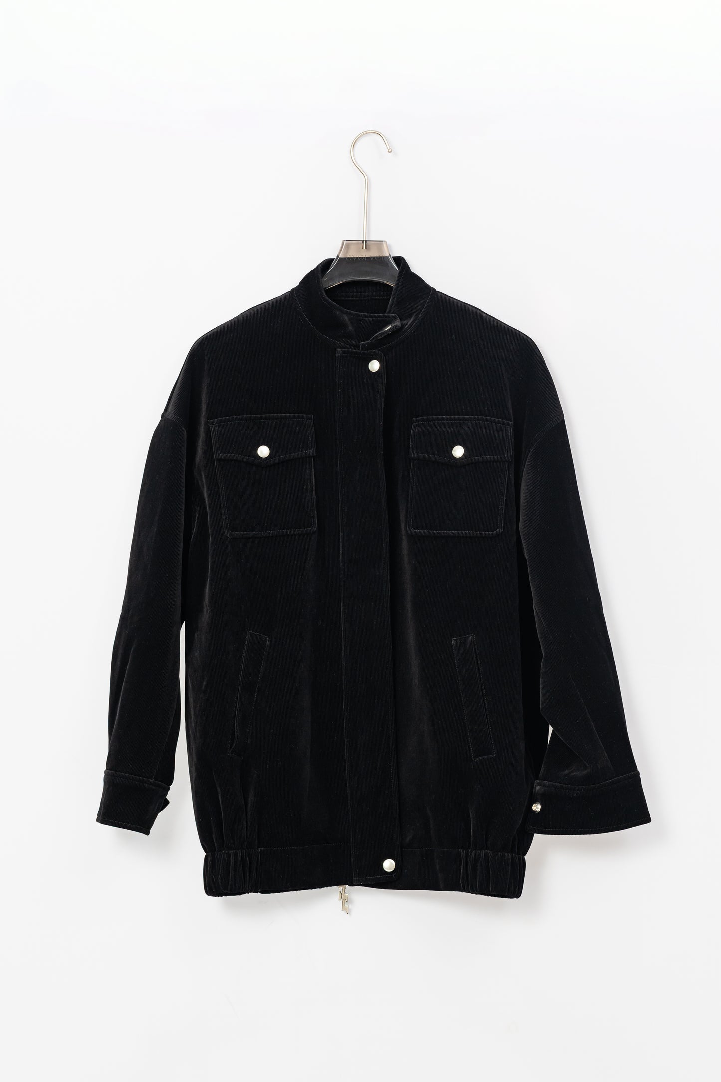 Velvet Relaxed Fit Jacket .