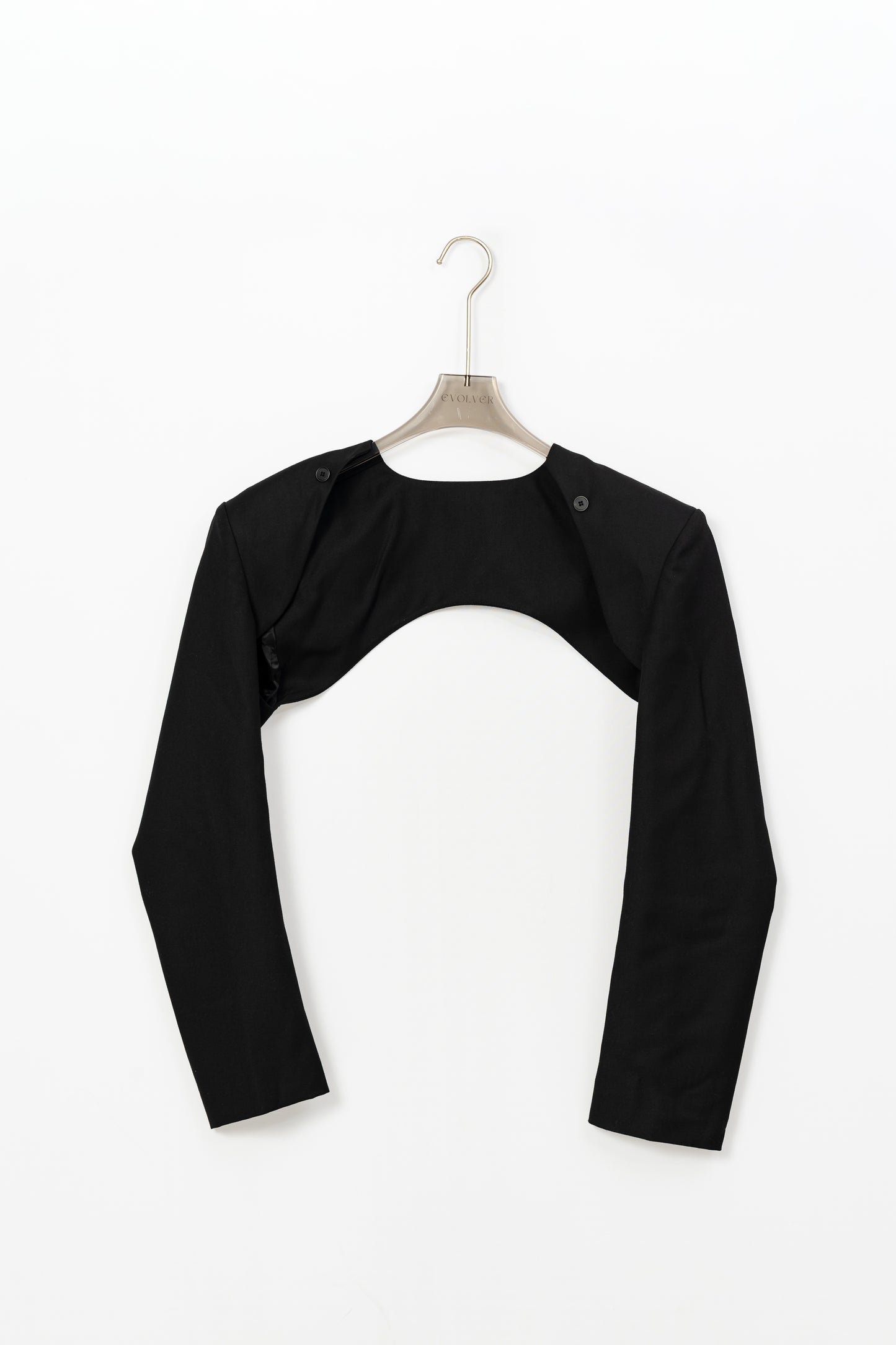 Tailored Cropped Suit Jacket .