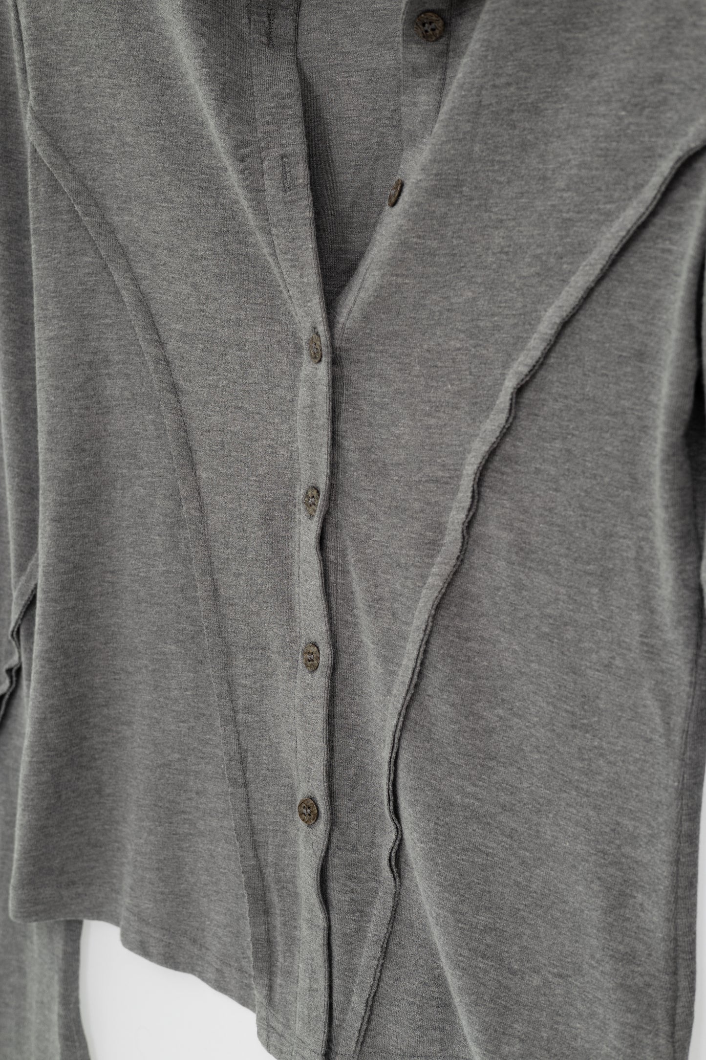 Solid Colour Flared Sleeve Top .