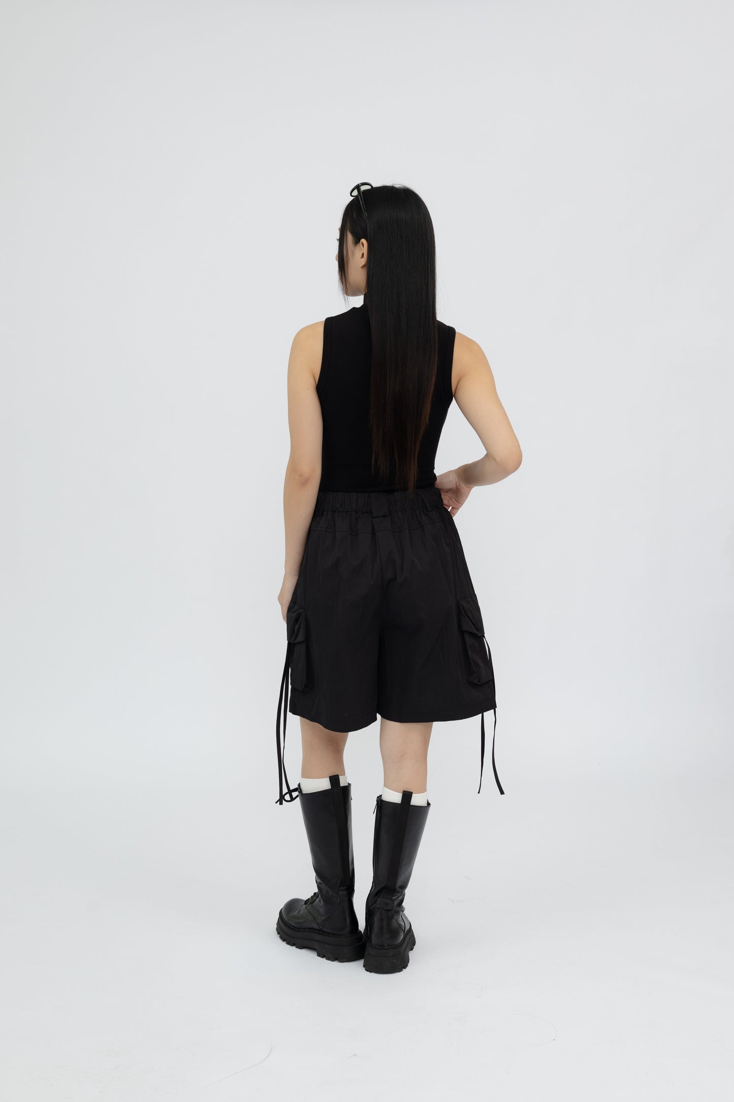 Elastic Five-Pointed Cargo Pants .