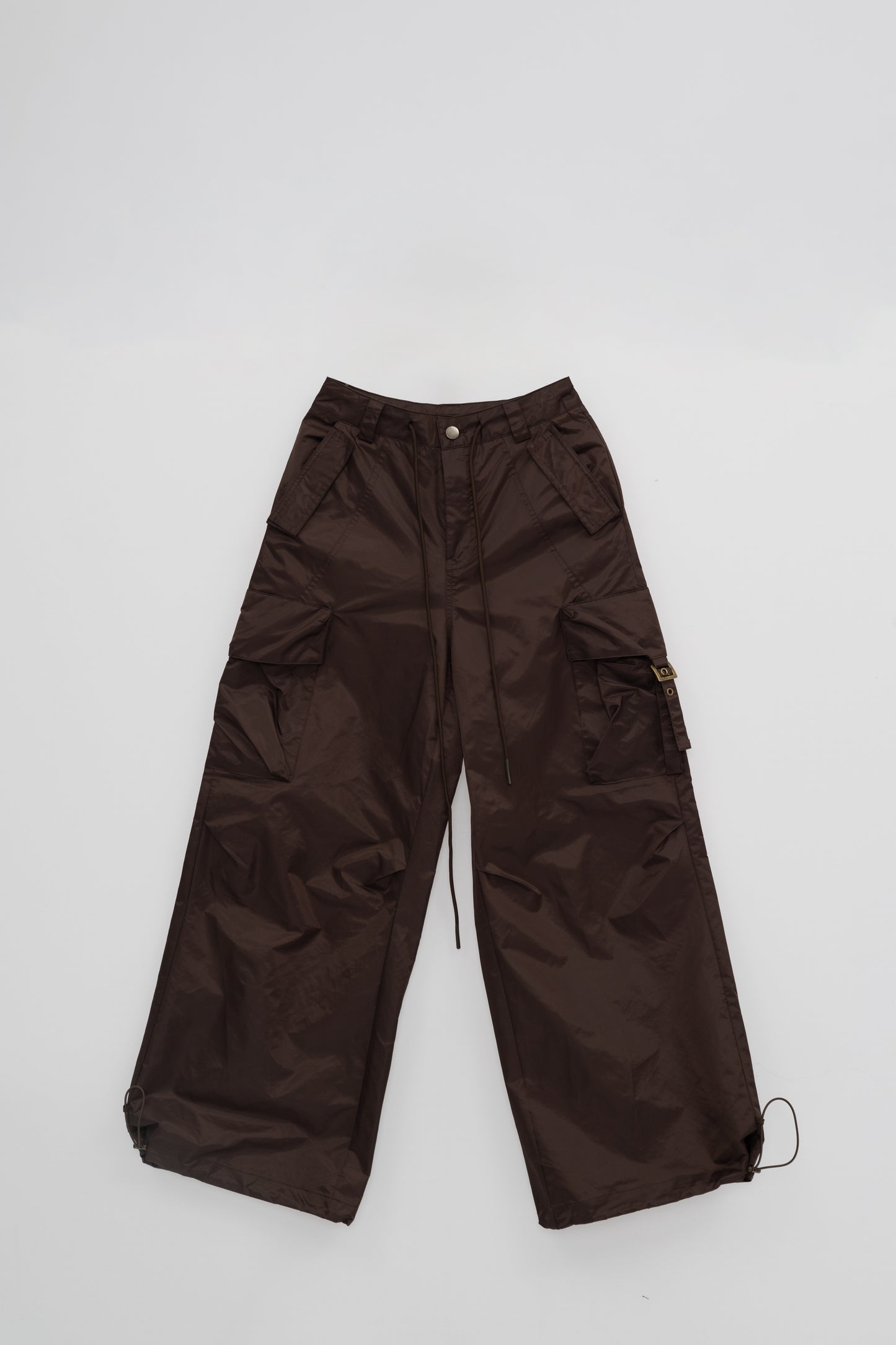 Nylon Cargo Pants .