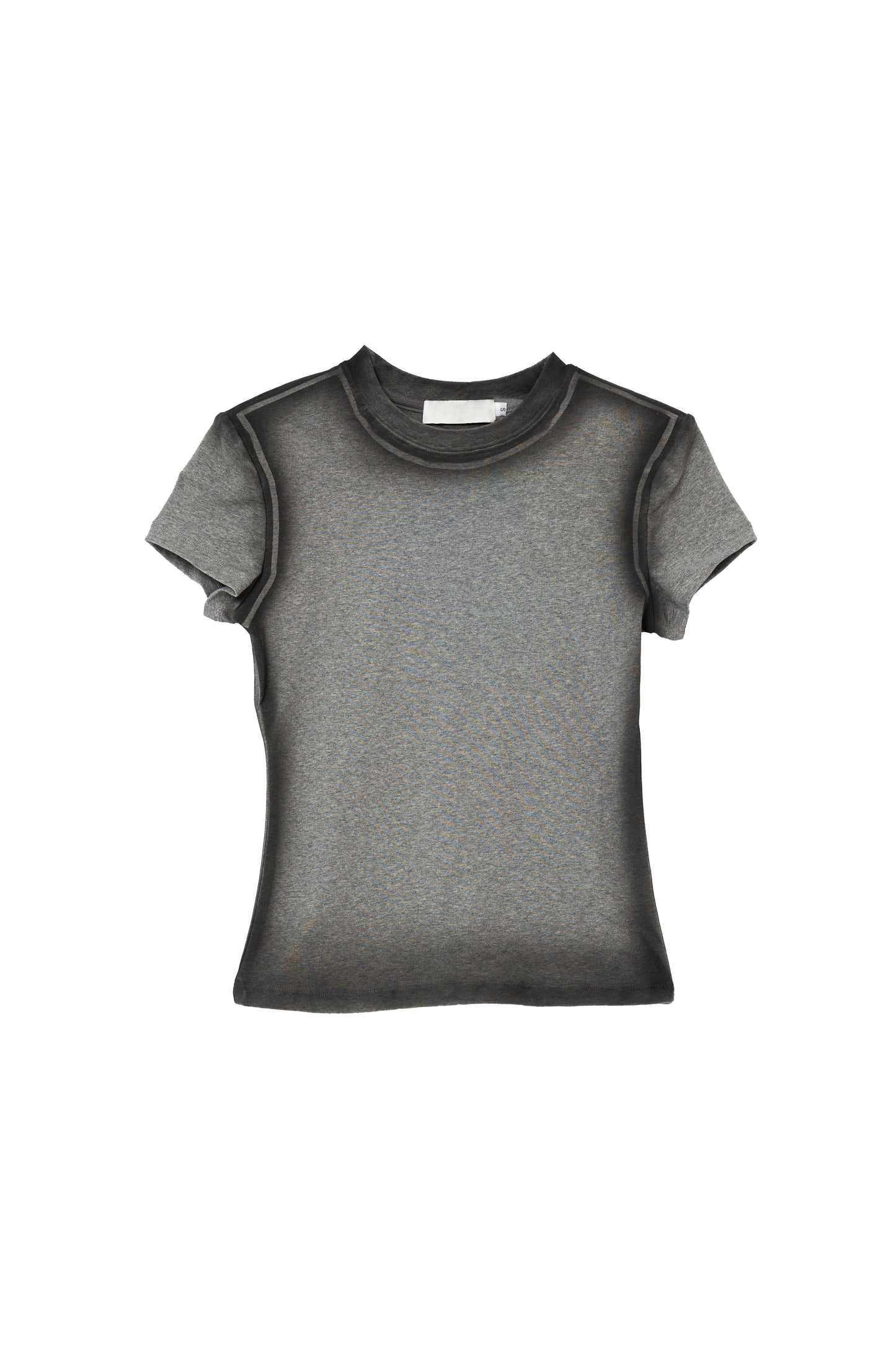 Spray Painted Top - GREY .