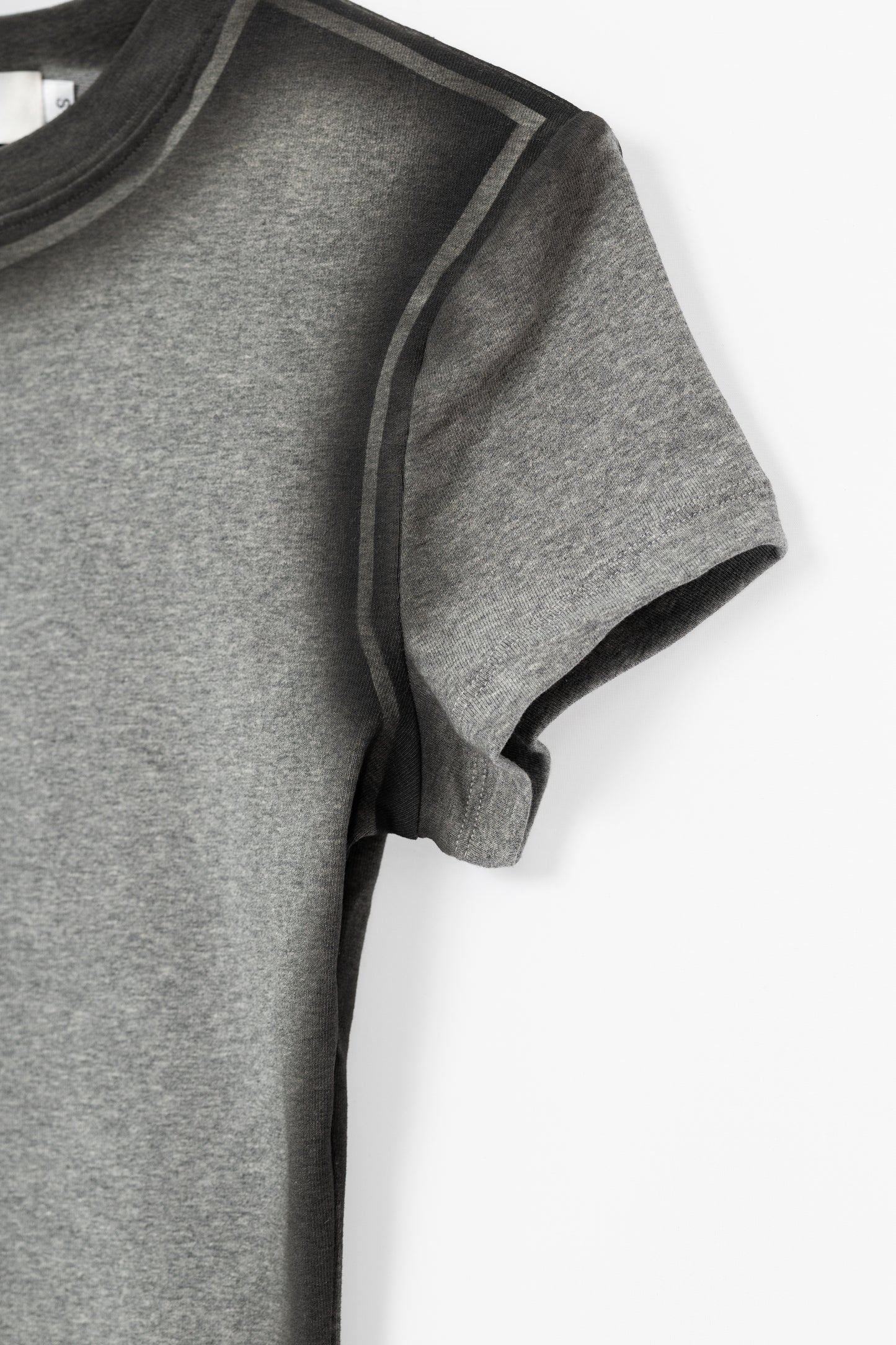 Spray Painted Top - GREY .