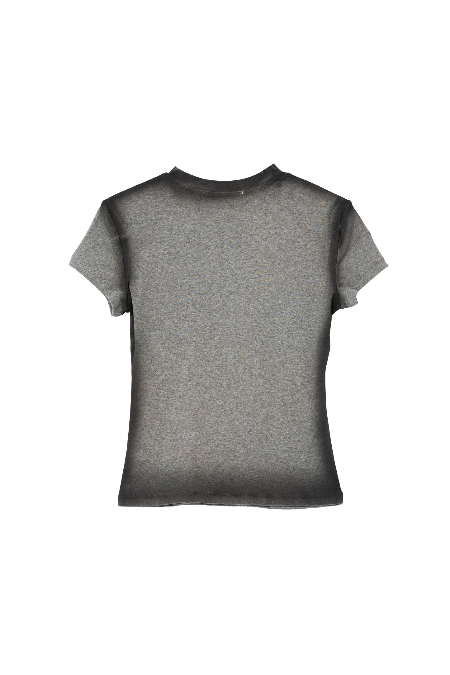 Spray Painted Top - GREY .