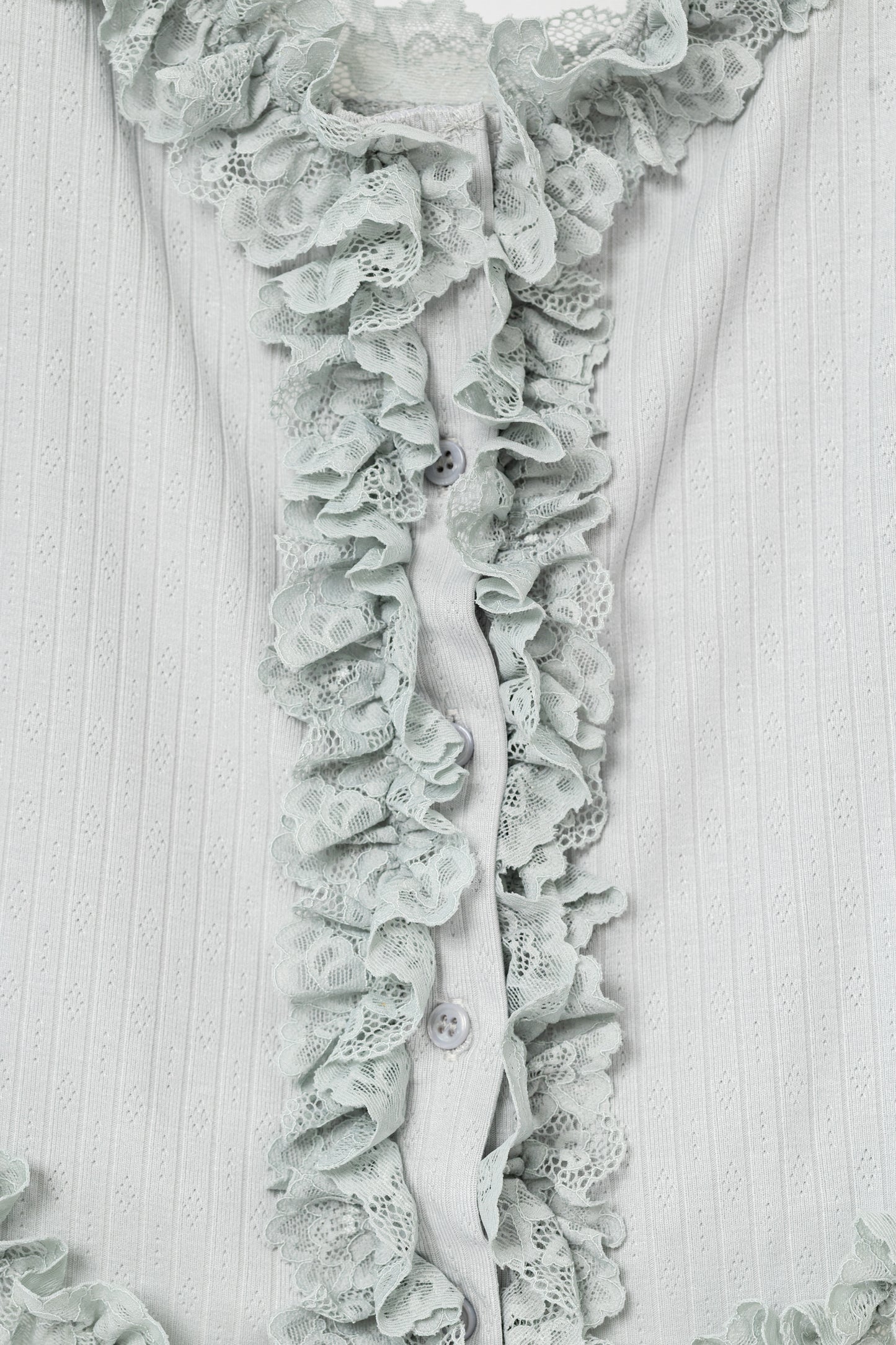 Ruffles Cami Top - GREY .