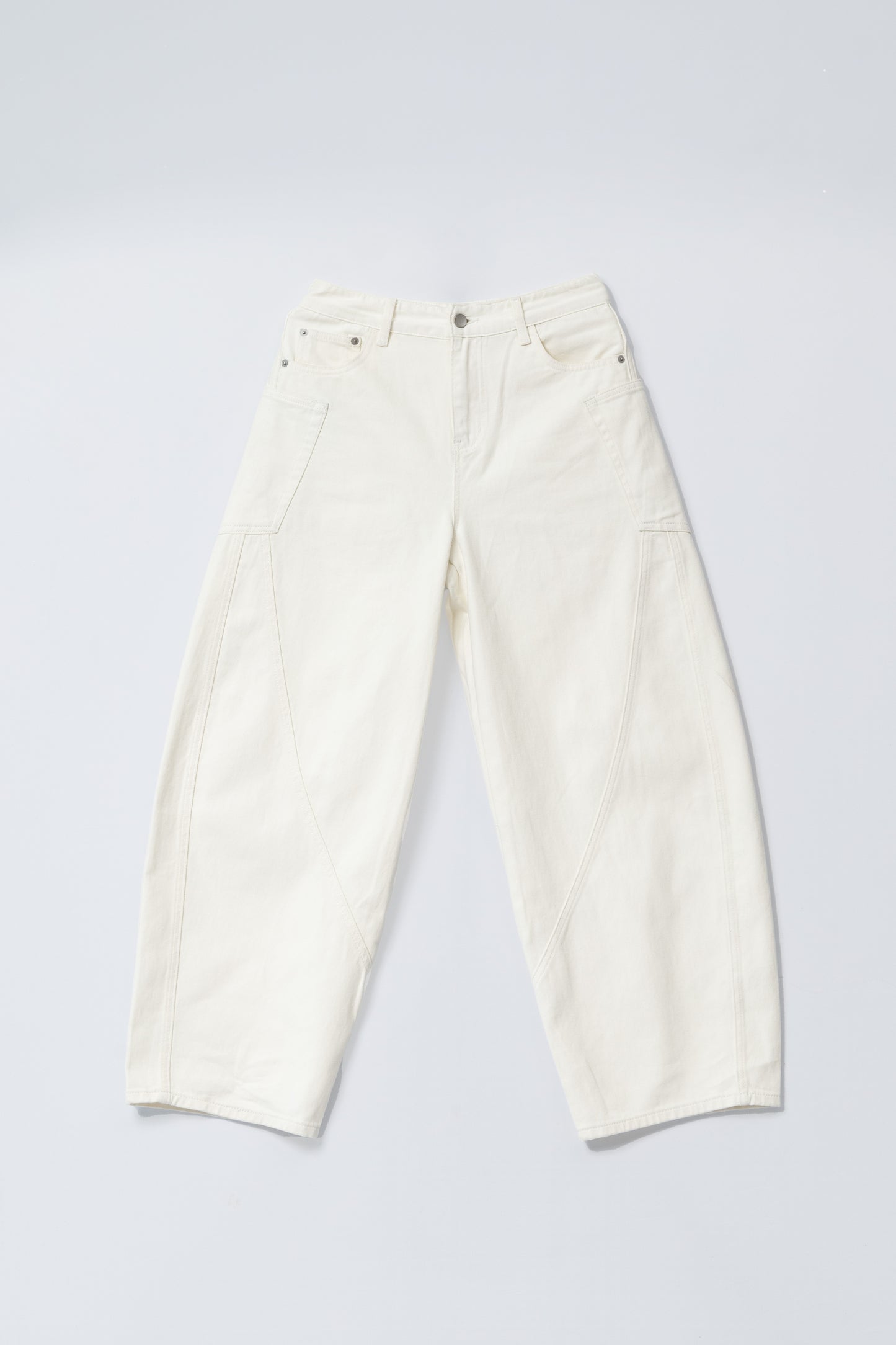 Baggy Machete Jeans - WHITE .