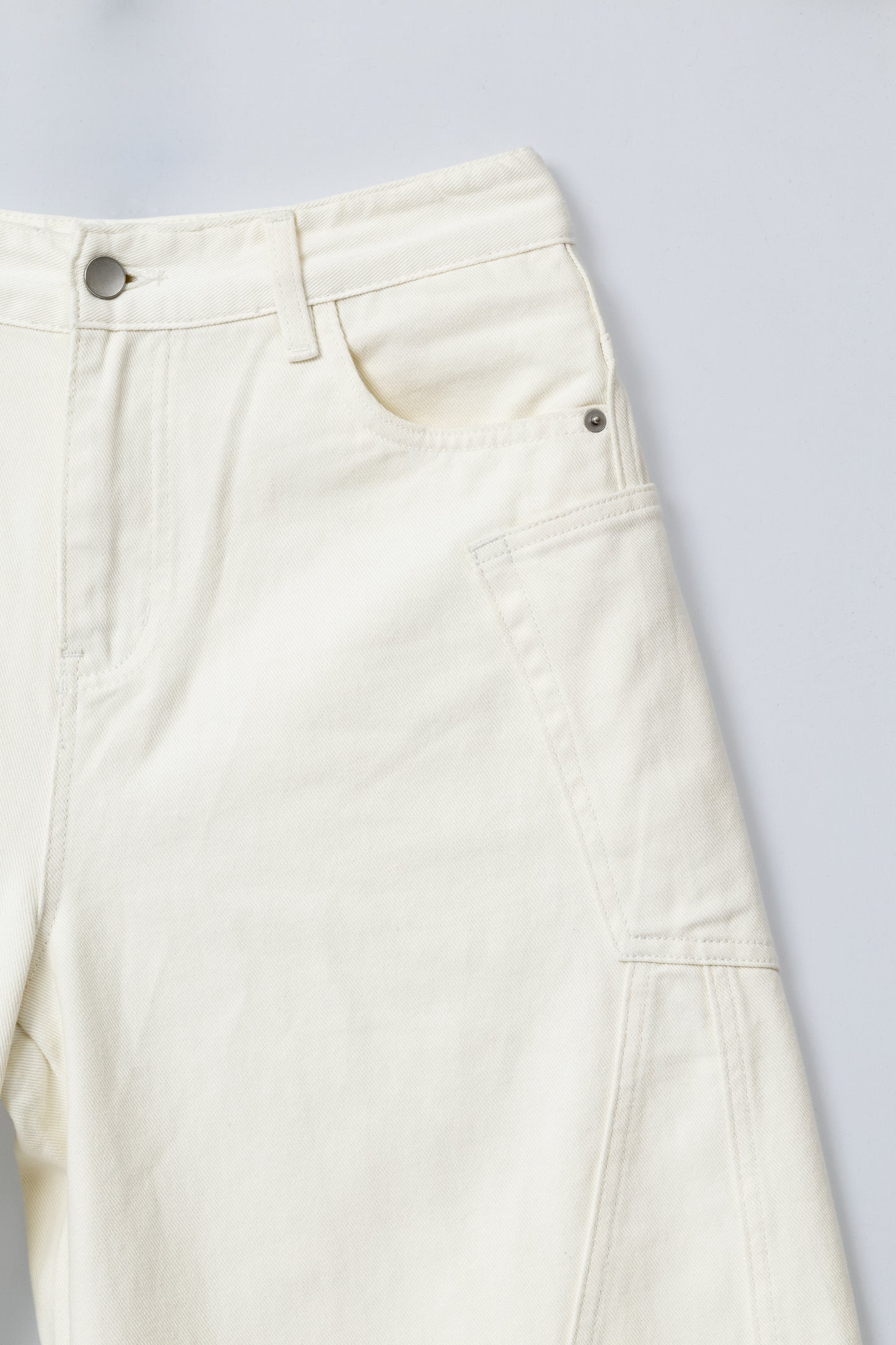 Baggy Machete Jeans - WHITE .