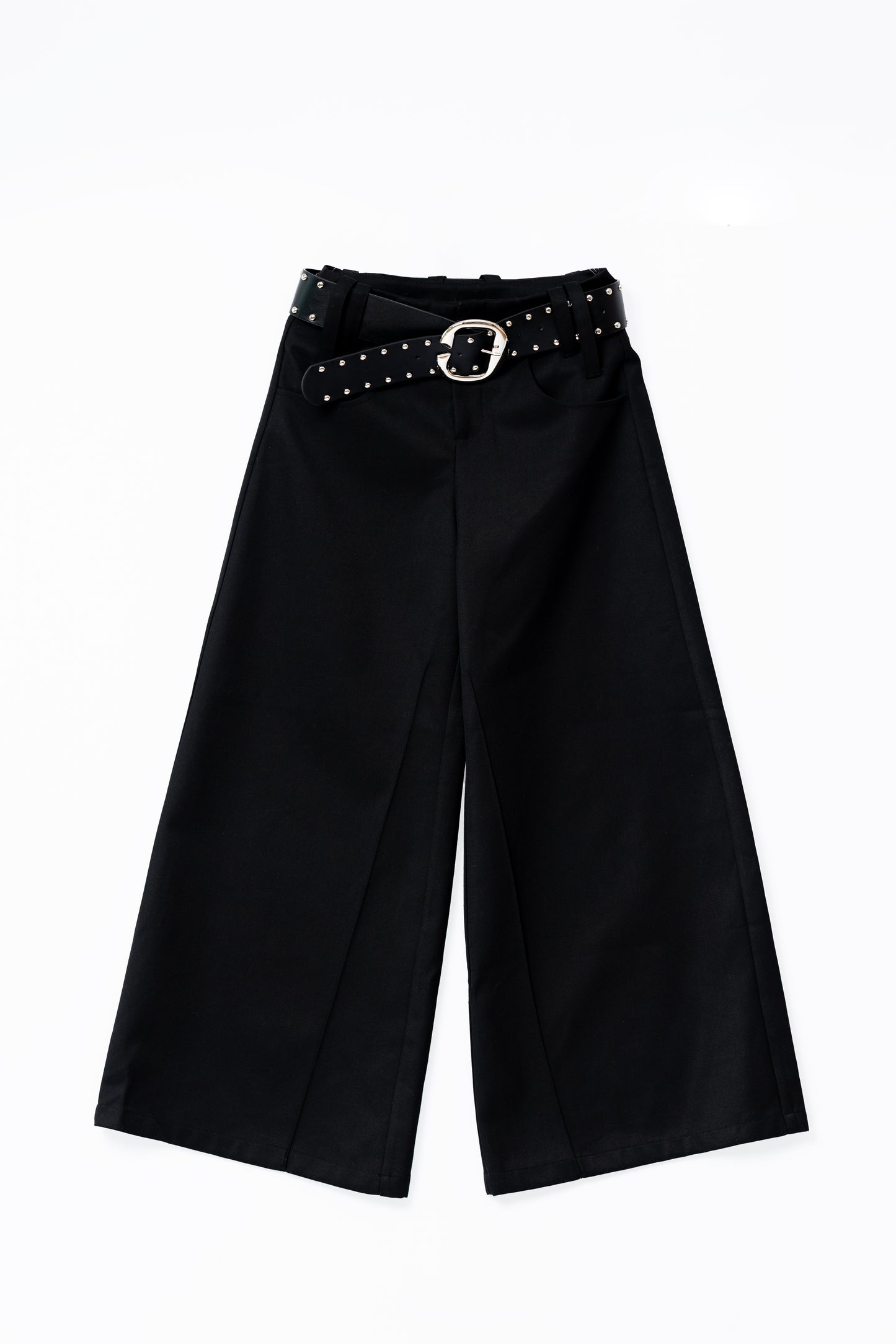 Basic Black Long Pants .
