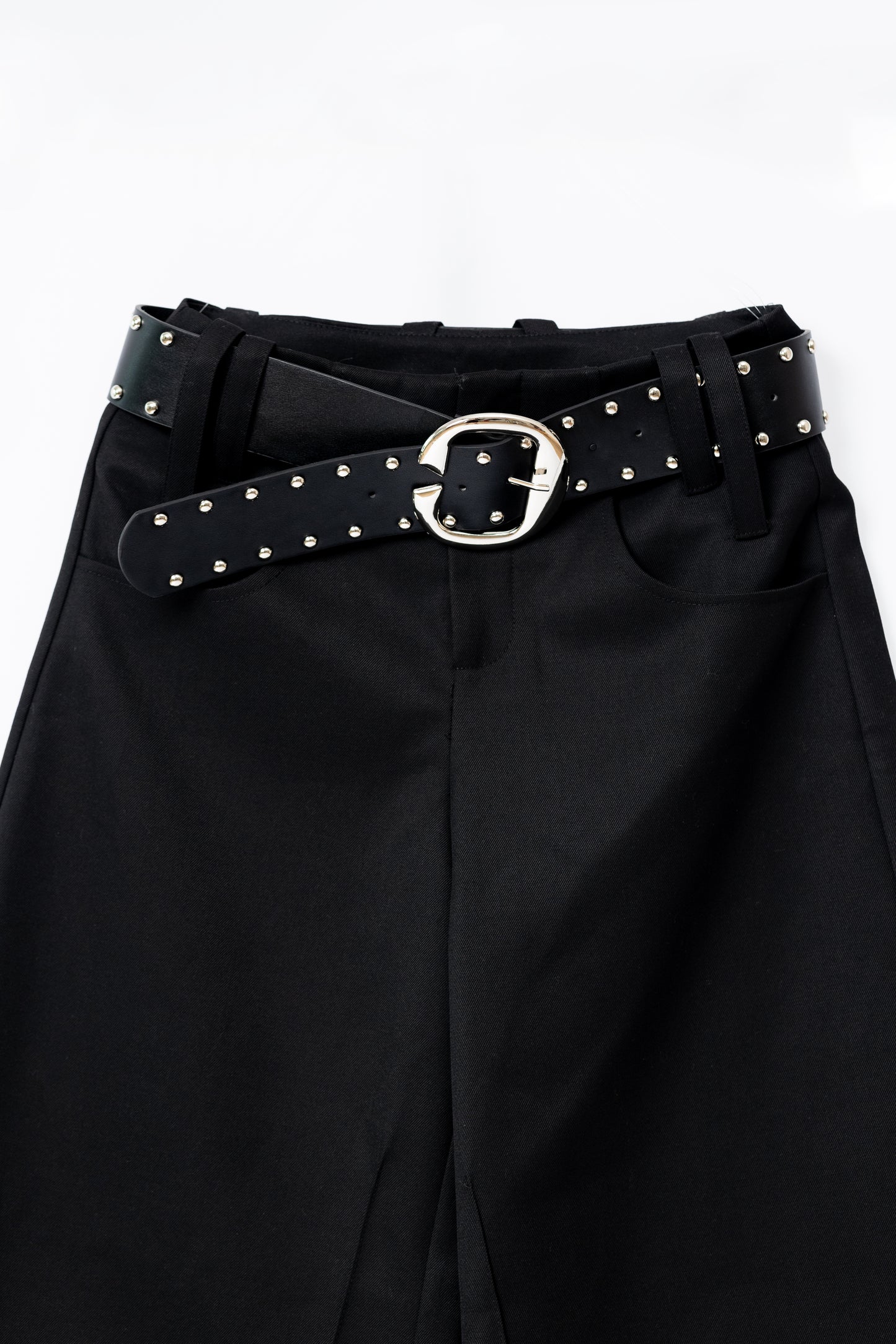 Basic Black Long Pants .