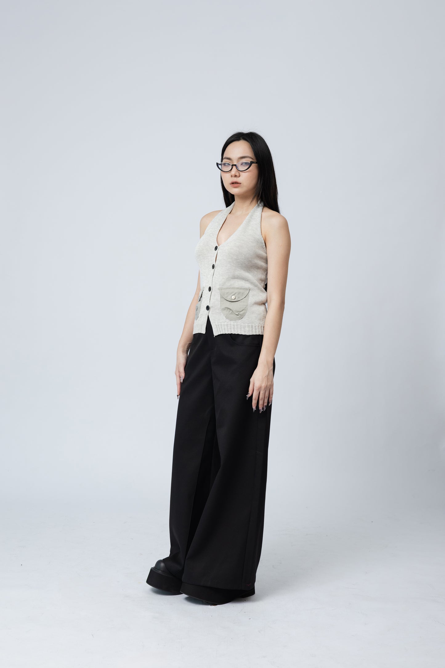Wool Knitted Top .