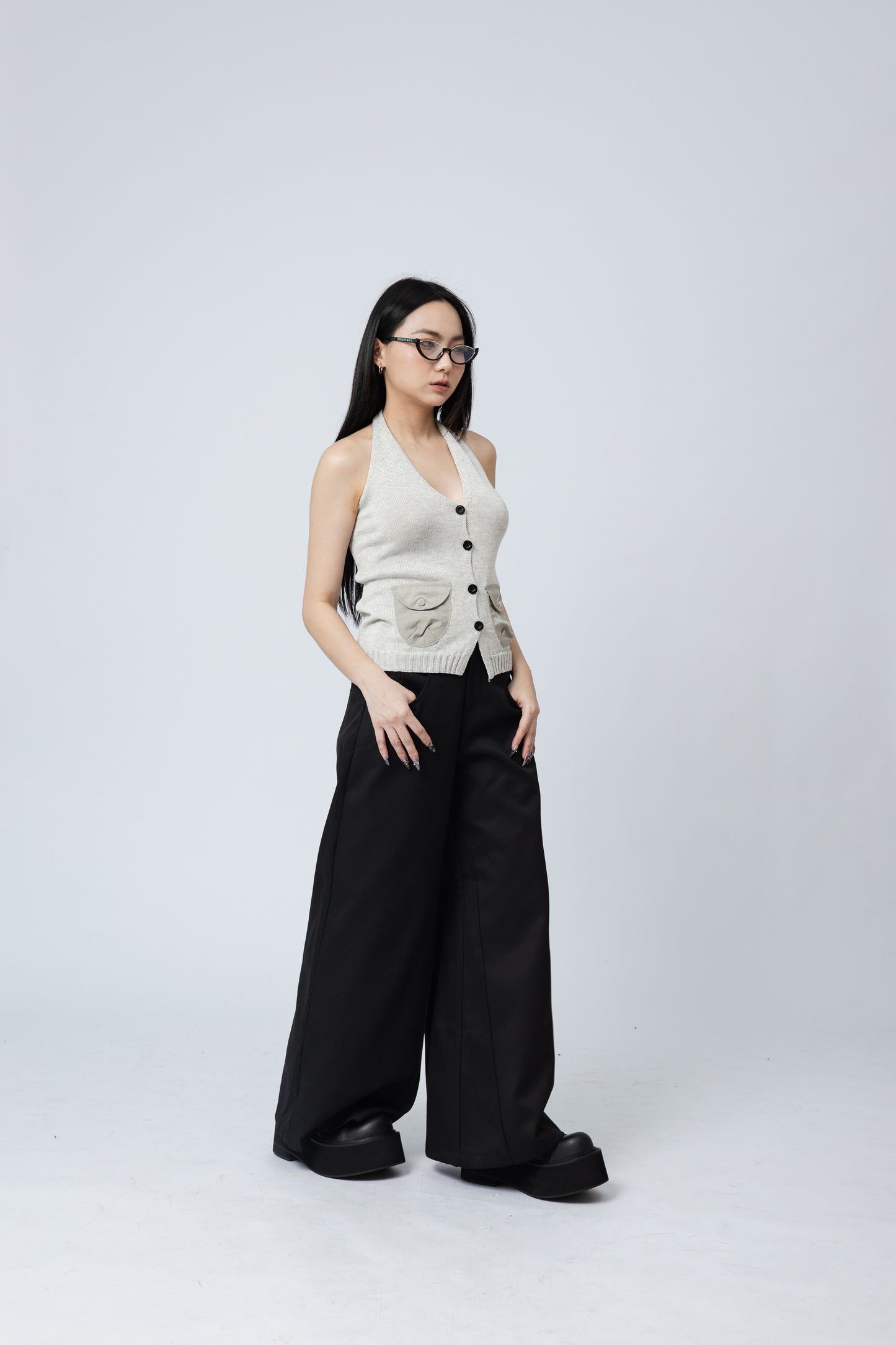 Wool Knitted Top .