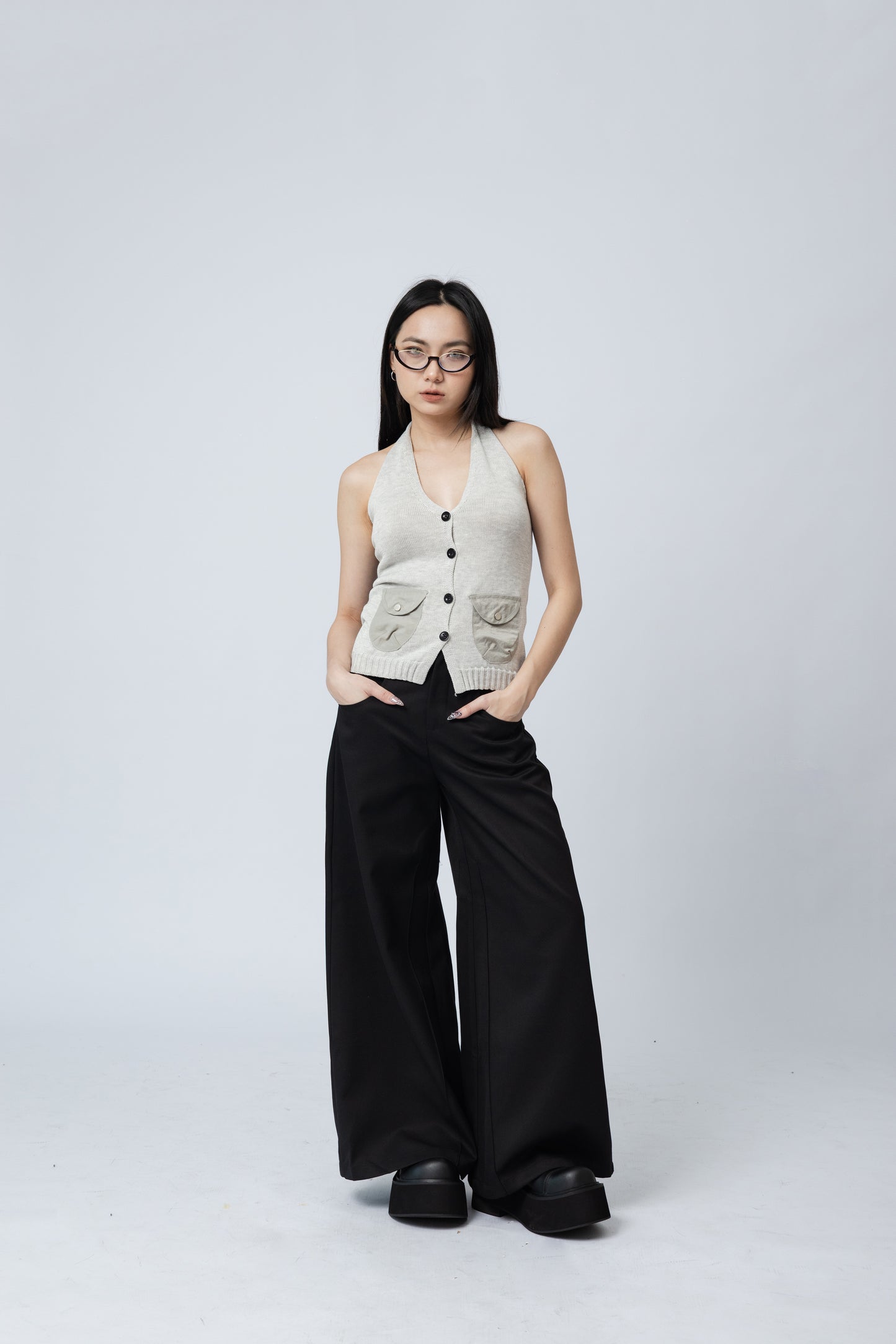Wool Knitted Top .