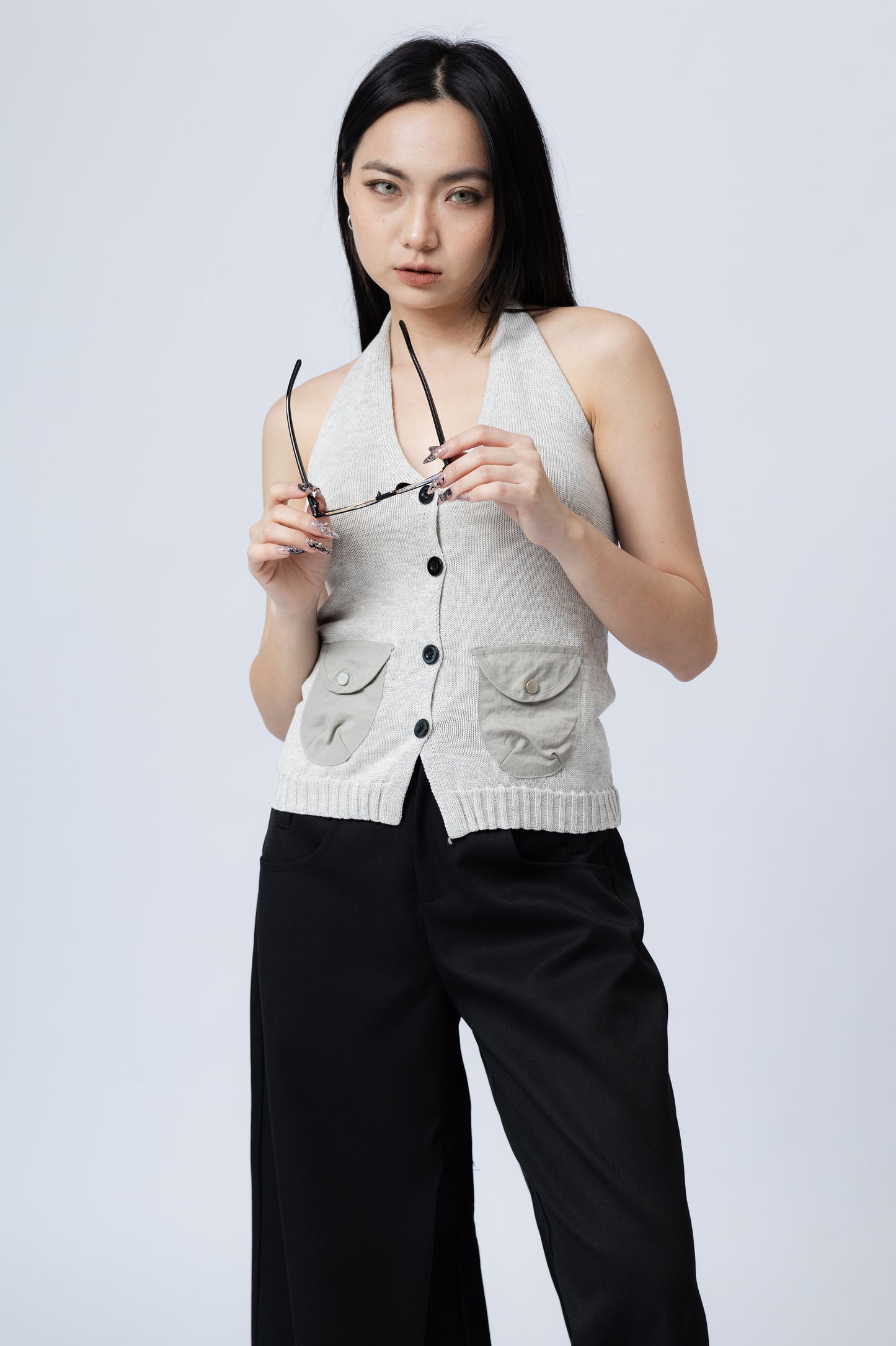 Wool Knitted Top .
