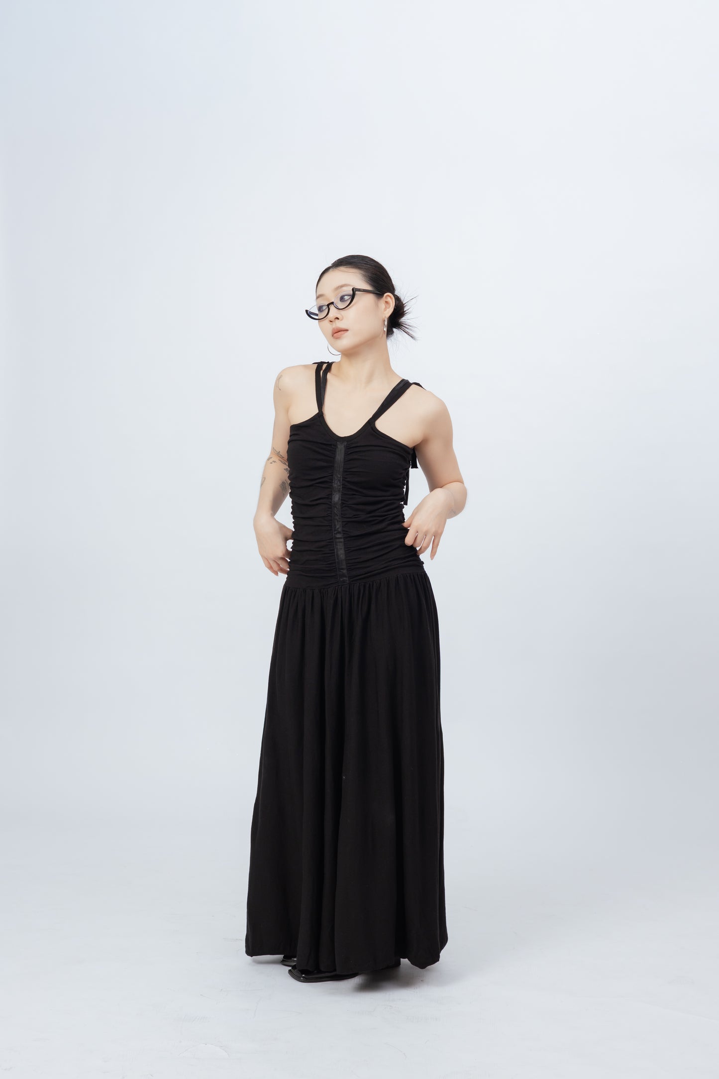 Pleated Dress .