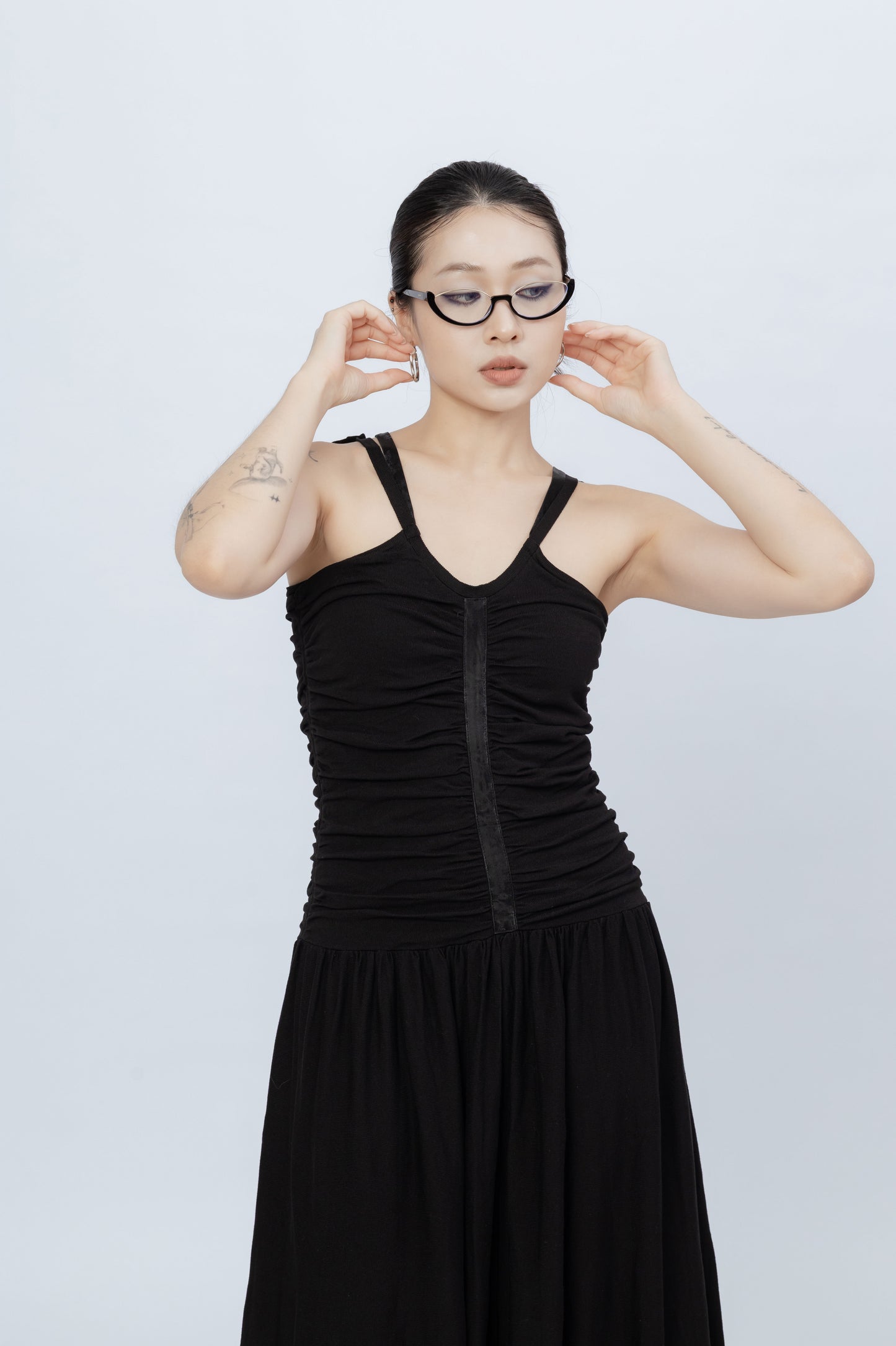 Pleated Dress .