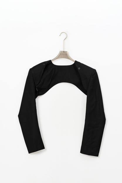 Tailored Cropped Suit Jacket .