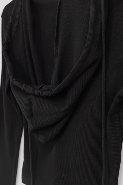 Hooded Long Sleeve Top .