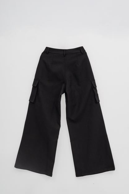 High Waist Wide Leg Pants .