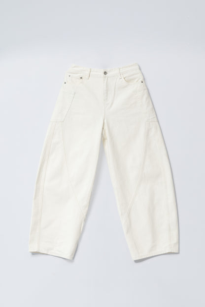 Baggy Machete Jeans - WHITE .