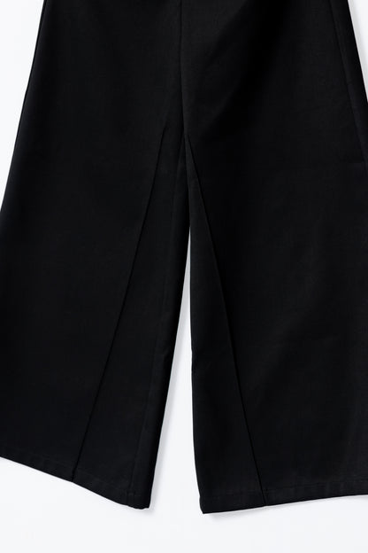 Basic Black Long Pants .