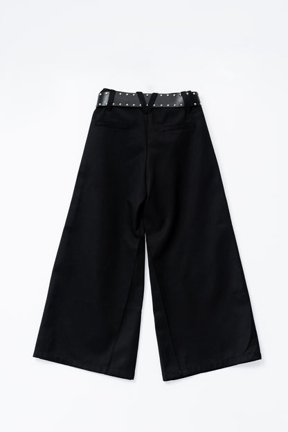 Basic Black Long Pants .