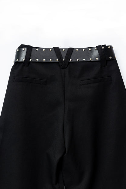 Basic Black Long Pants .