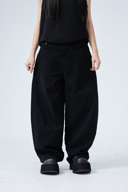 Baggy Machete Jeans - BLACK .