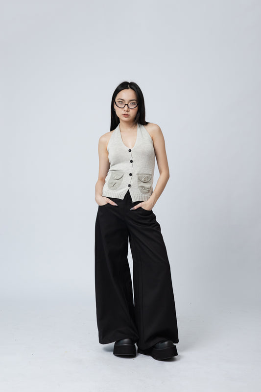 Wool Knitted Top .