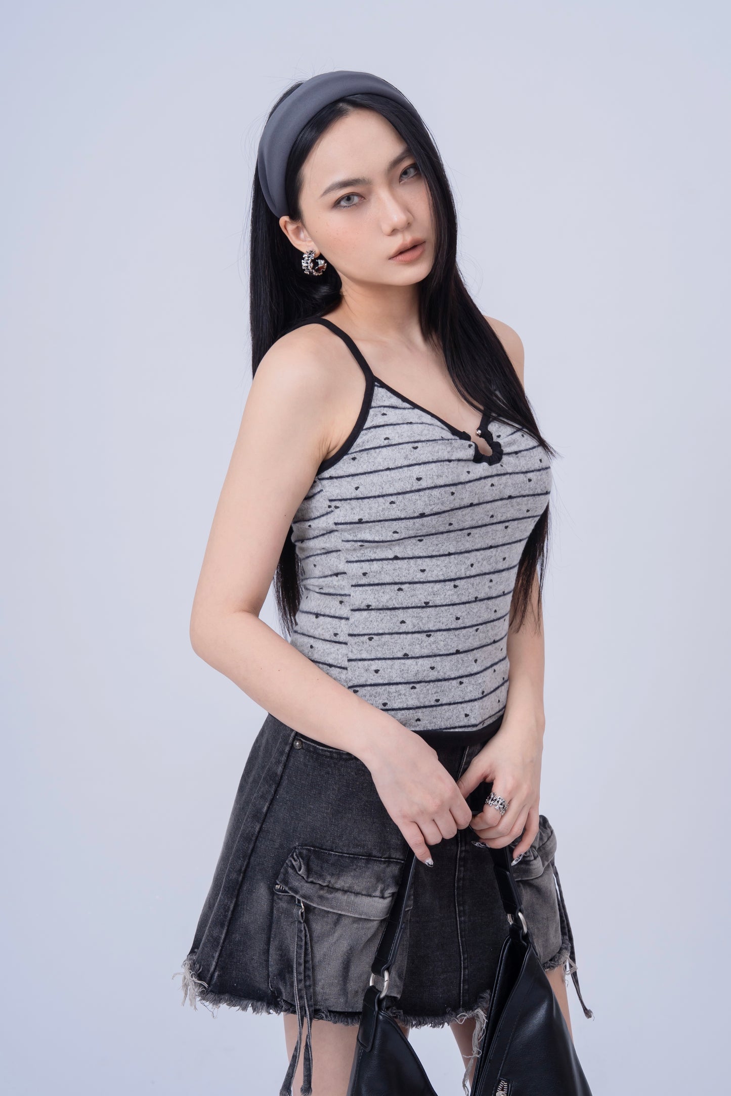 Striped Cami Top .