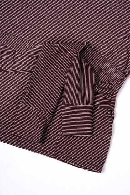 Striped Long Sleeve Top .