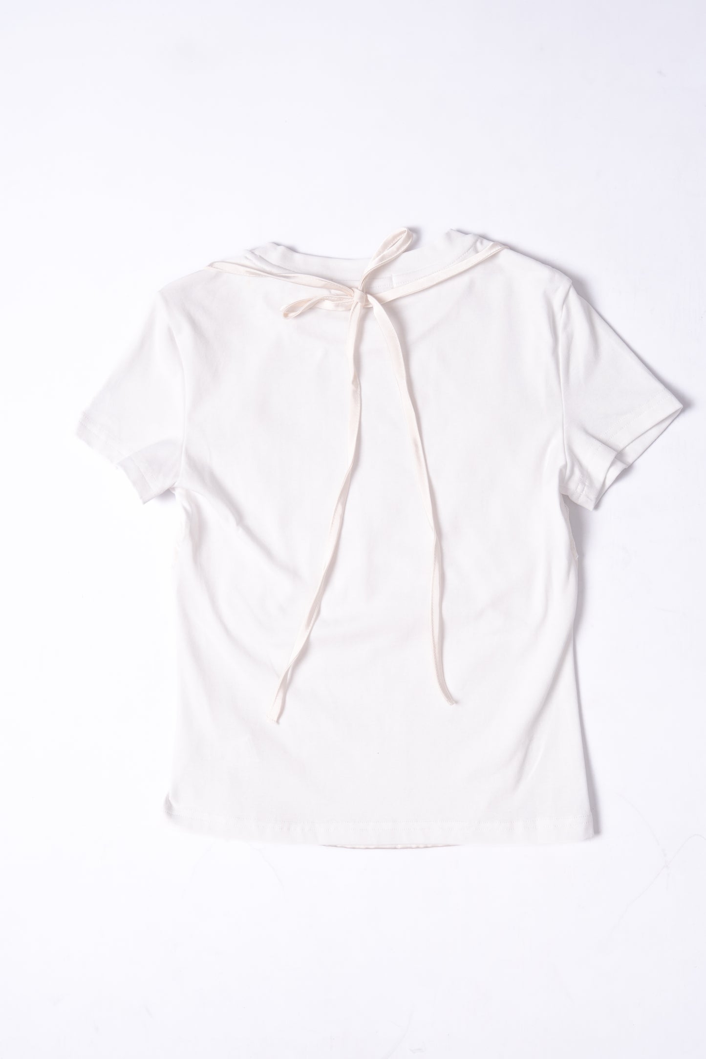 Lace Faux Two-Pieces Top .