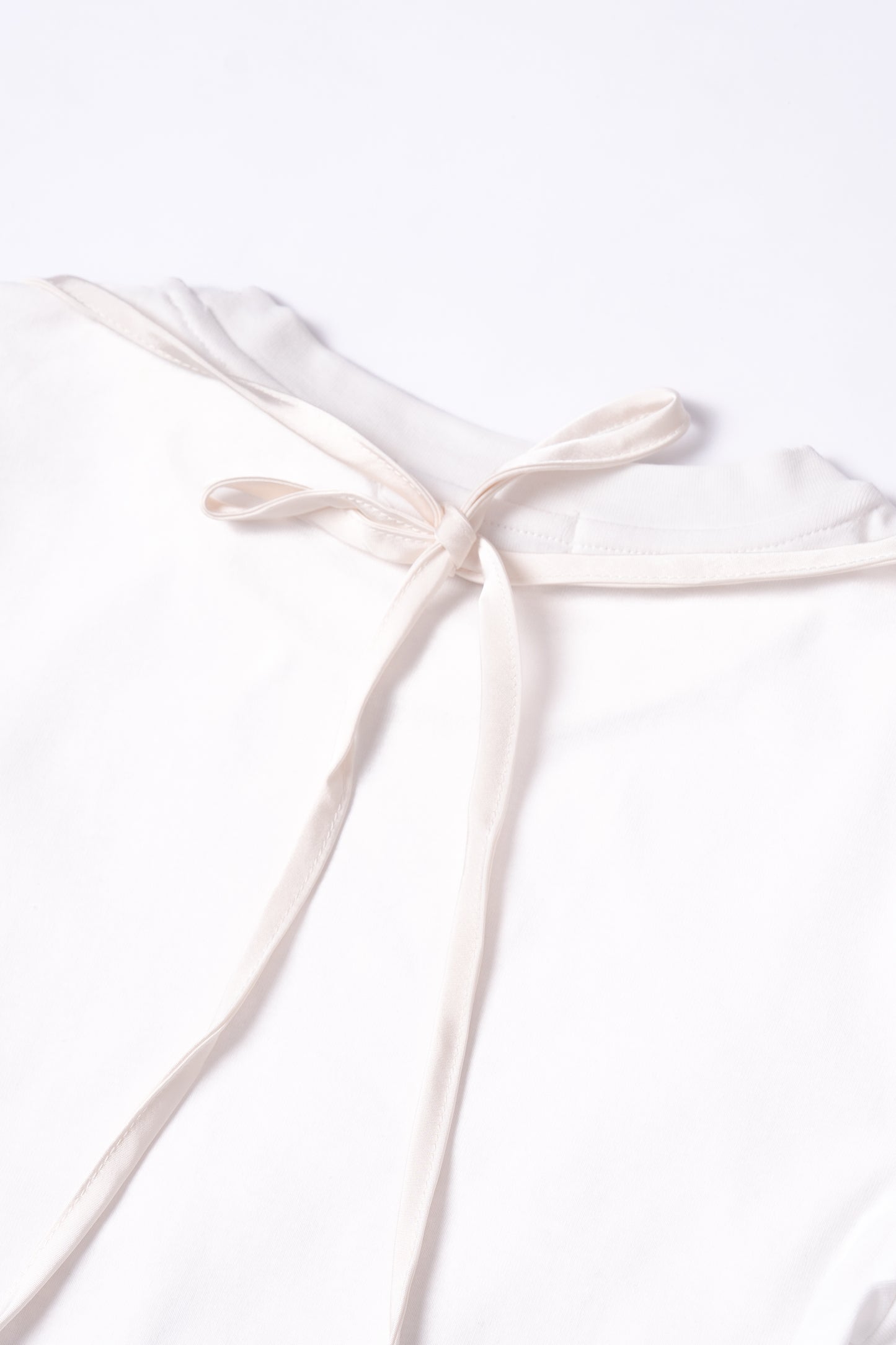 Lace Faux Two-Pieces Top .