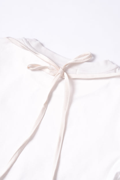 Lace Faux Two-Pieces Top .