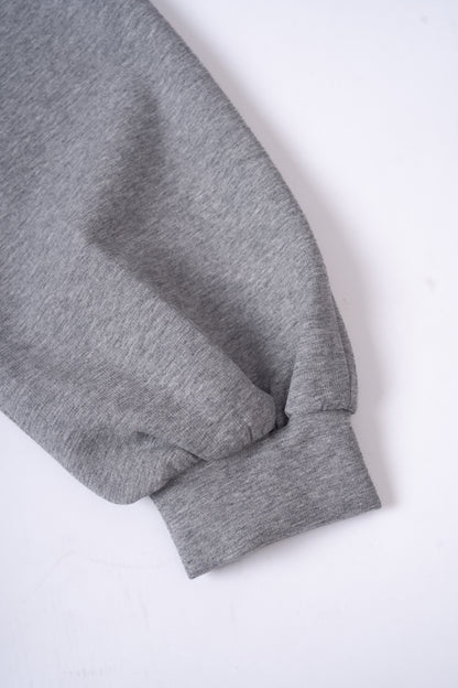 Shoulder Riveted Oversized Long Sleeve Sweater .