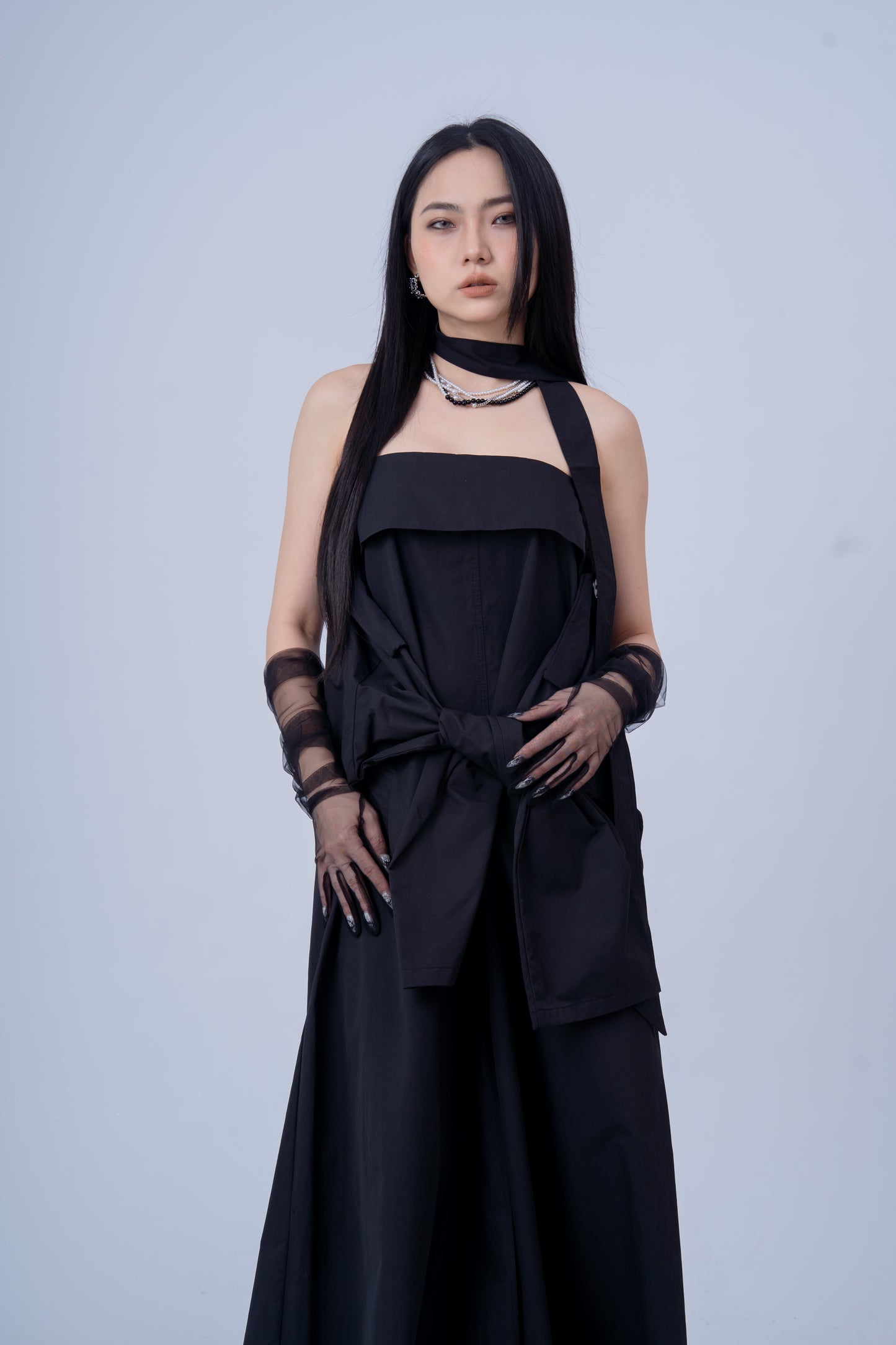 Strapless Loose Fitting Dress .